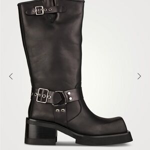 Jeffrey Campbell Leather Knee High Corrupt Boots